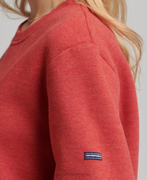 Superdry femmes sweat ras du cou cooper nostalgia D64Z6072 vêtements rouge