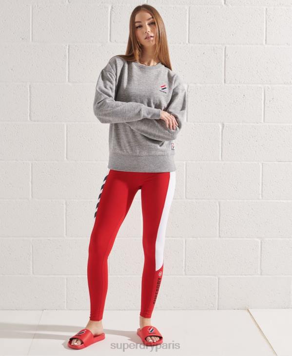 Superdry femmes sweat ras du cou essentiel sportstyle D64Z5931 vêtements gris clair