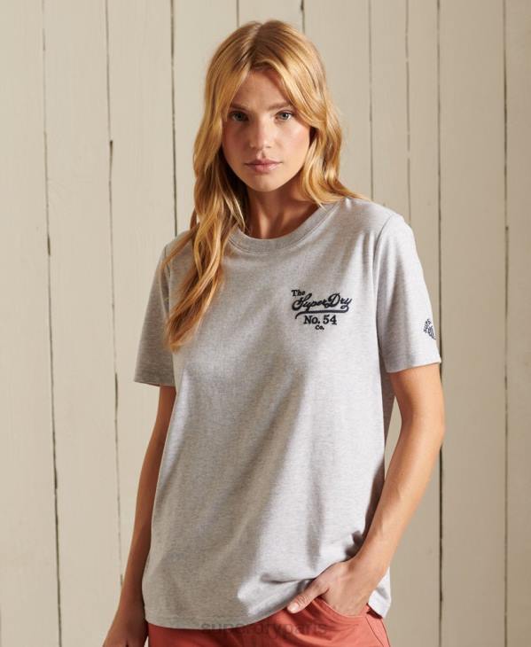 Superdry femmes fierté de l'artisanat t-shirt D64Z6243 vêtements gris clair