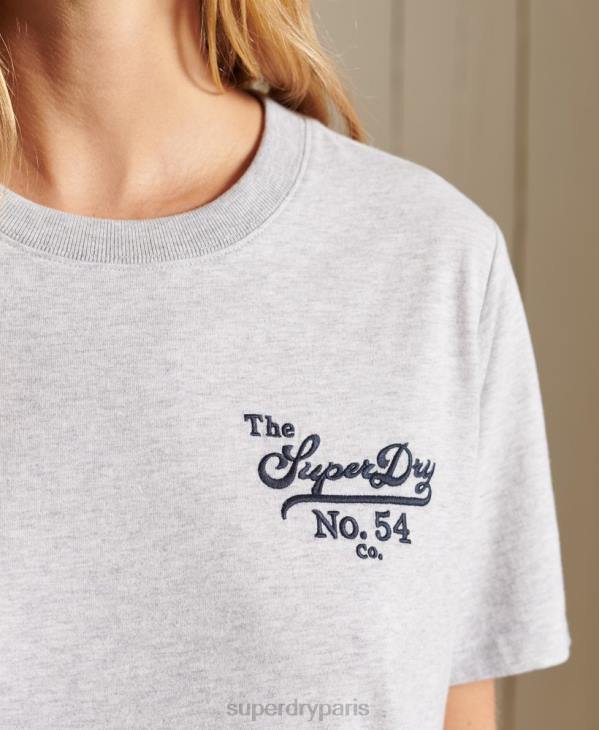 Superdry femmes fierté de l'artisanat t-shirt D64Z6243 vêtements gris clair