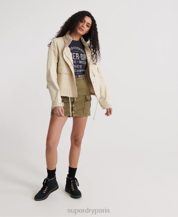 Superdry femmes t-shirt de travail D64Z2863 vêtements marine