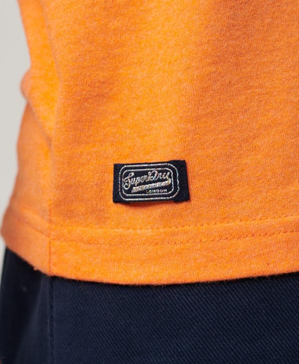 Superdry femmes t-shirt graphique néon archive D64Z2668 vêtements orange