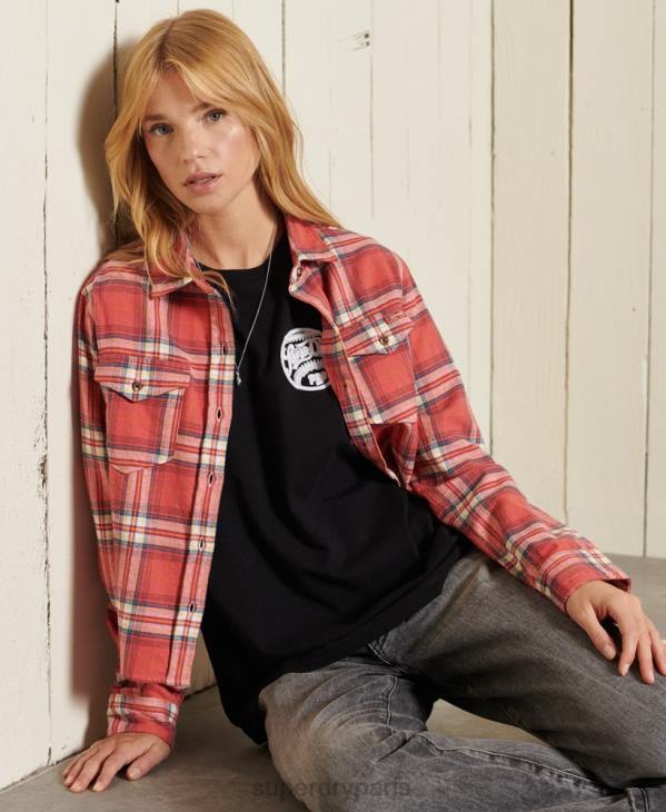 Superdry femmes t-shirt noir D64Z6274 vêtements noir