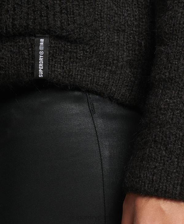 Superdry femmes cardigan super doux essentiel D64Z3962 vêtements noir