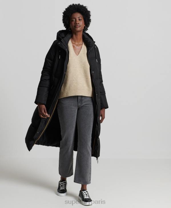 Superdry femmes studios pull ample en maille à col v D64Z4016 vêtements nu