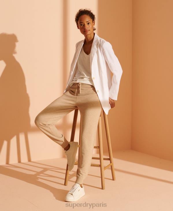Superdry femmes blazer en chanvre édition limitée D64Z5540 vêtements blanc