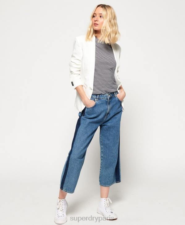 Superdry femmes blazer superlatif D64Z3859 vêtements blanc