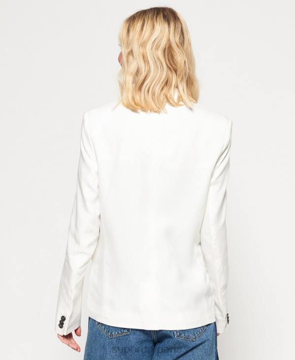 Superdry femmes blazer superlatif D64Z3859 vêtements blanc