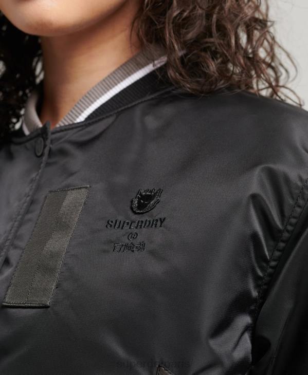 Superdry femmes blouson opportuniste ma-1 D64Z5661 vêtements noir