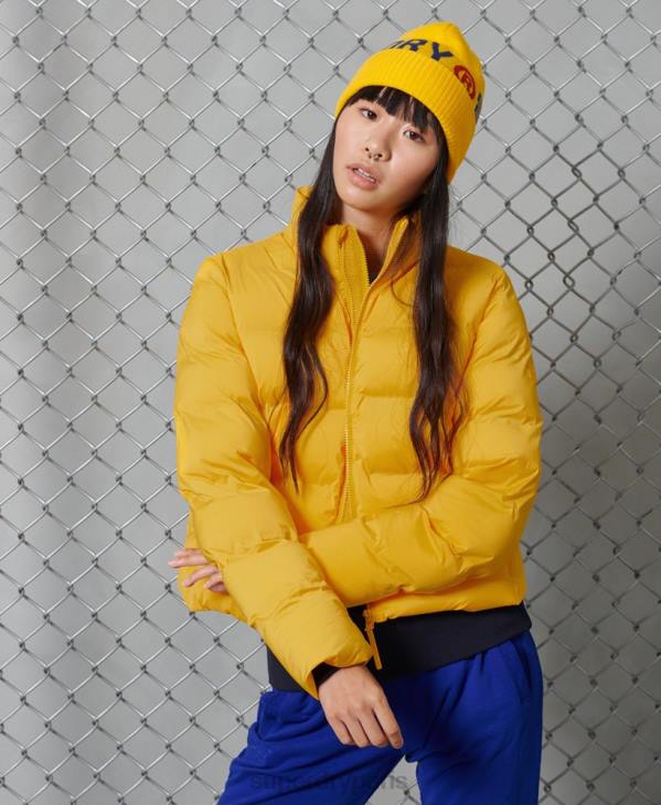 Superdry femmes bouffée de récolte D64Z5693 vêtements jaune