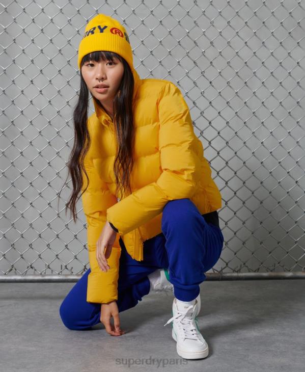 Superdry femmes bouffée de récolte D64Z5693 vêtements jaune