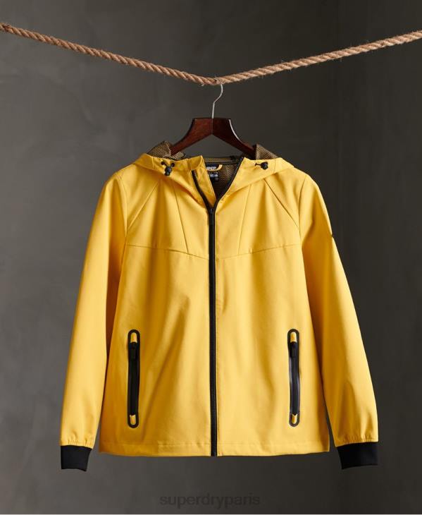 Superdry femmes cagoule plage écho D64Z5608 vêtements jaune