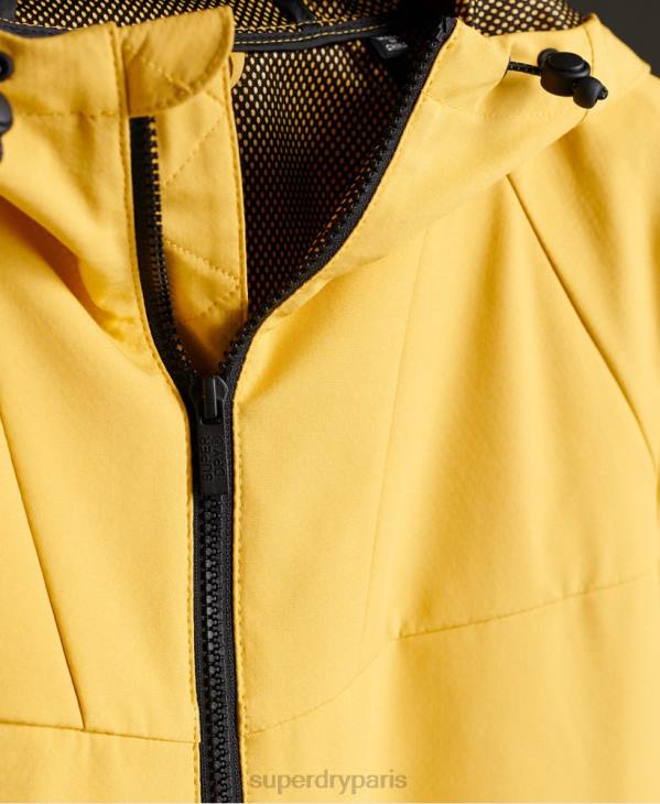Superdry femmes cagoule plage écho D64Z5608 vêtements jaune