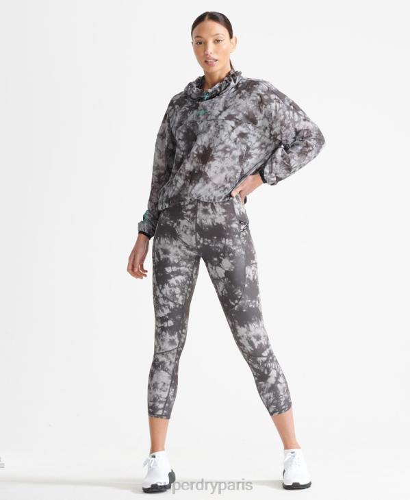 Superdry femmes coquille de pluie légère D64Z5665 vêtements gris