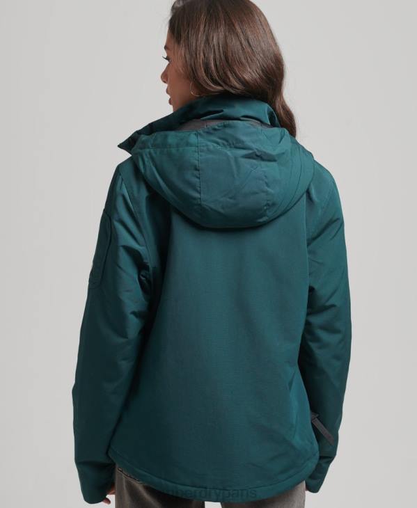 Superdry femmes coupe-vent ultime sd à capuche D64Z3629 vêtements vert
