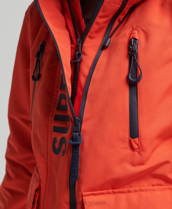 Superdry femmes coupe-vent ultime sd à capuche D64Z3663 vêtements orange