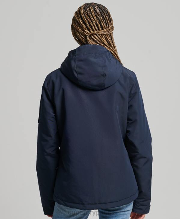 Superdry femmes coupe-vent ultime sd à capuche D64Z3738 vêtements marine