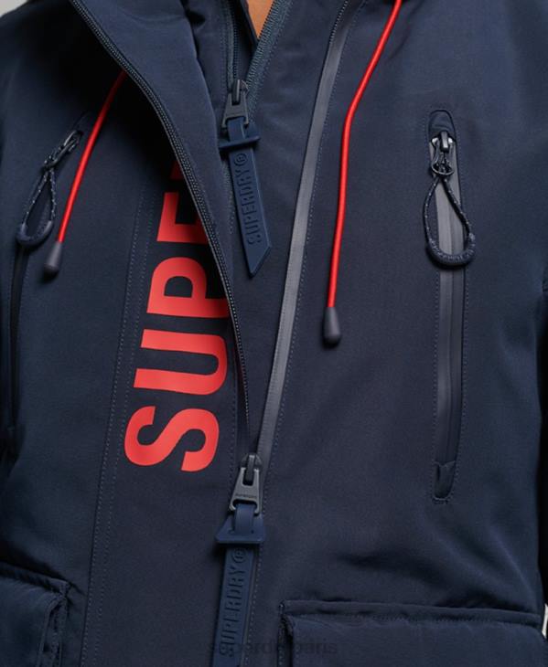 Superdry femmes coupe-vent ultime sd à capuche D64Z3738 vêtements marine