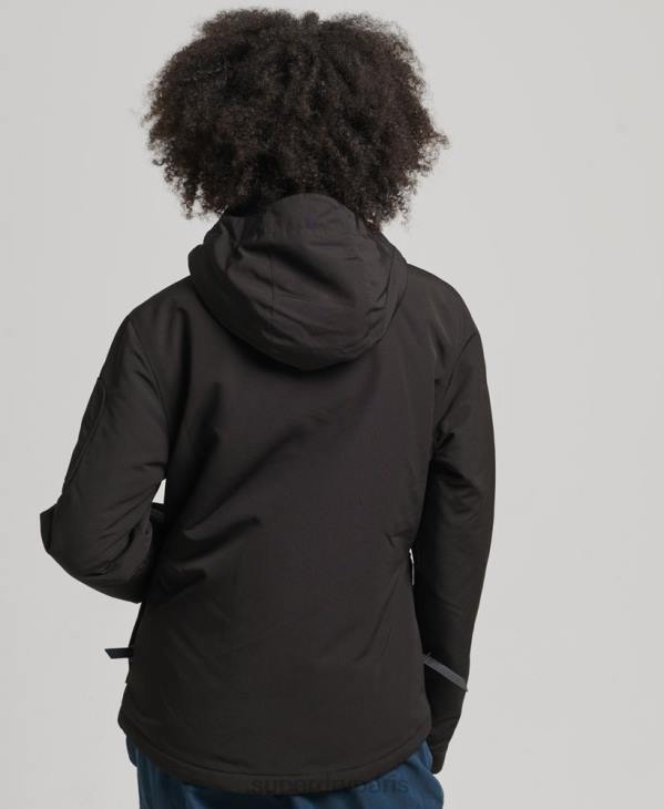 Superdry femmes coupe-vent ultime sd à capuche D64Z3742 vêtements noir