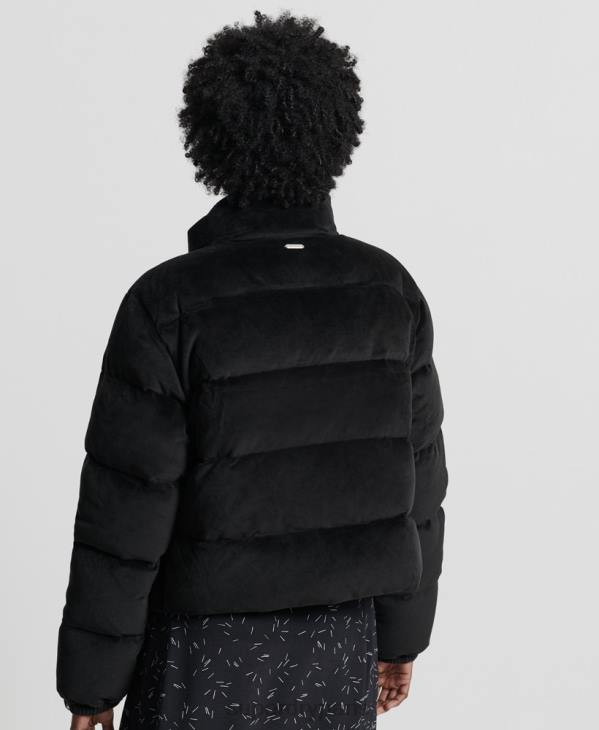 Superdry femmes doudoune alpine D64Z5630 vêtements noir