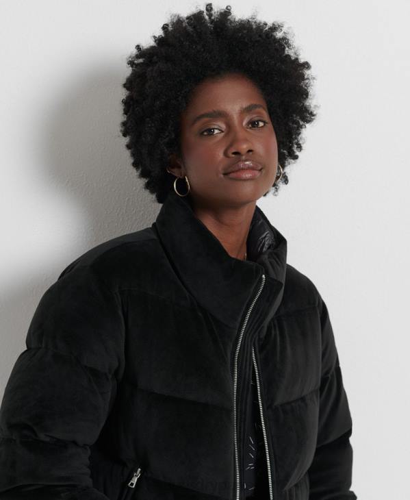 Superdry femmes doudoune alpine D64Z5630 vêtements noir