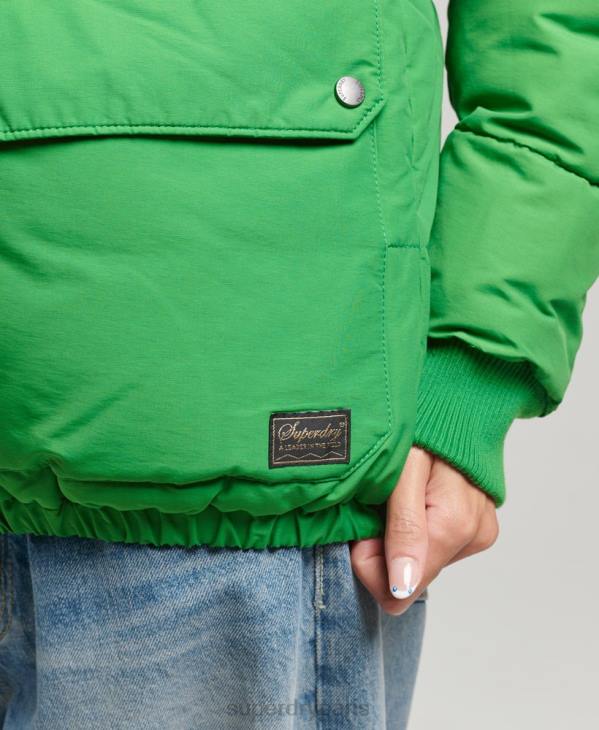 Superdry femmes doudoune de montagne oversize D64Z5453 vêtements vert