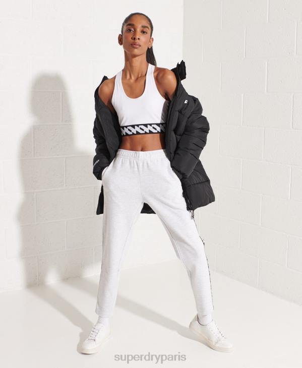 Superdry femmes doudoune de sport longue D64Z5527 vêtements noir