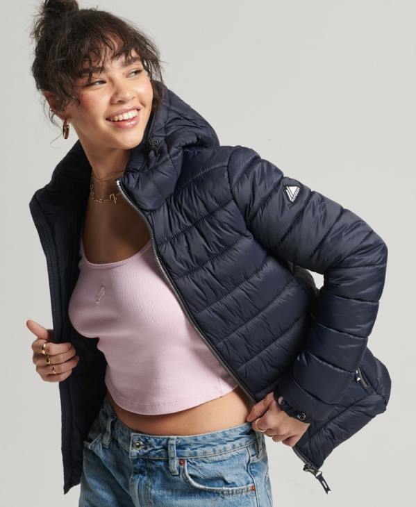 Superdry femmes doudoune fuji classique D64Z3657 vêtements marine