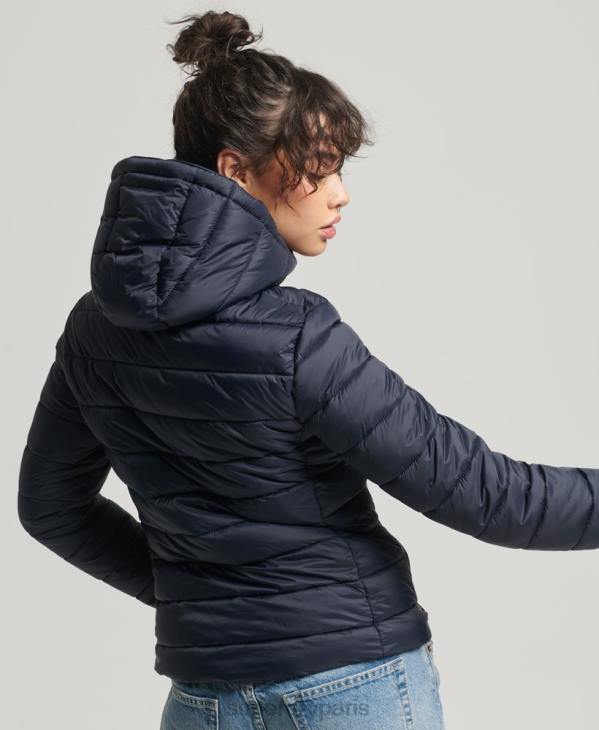 Superdry femmes doudoune fuji classique D64Z3657 vêtements marine