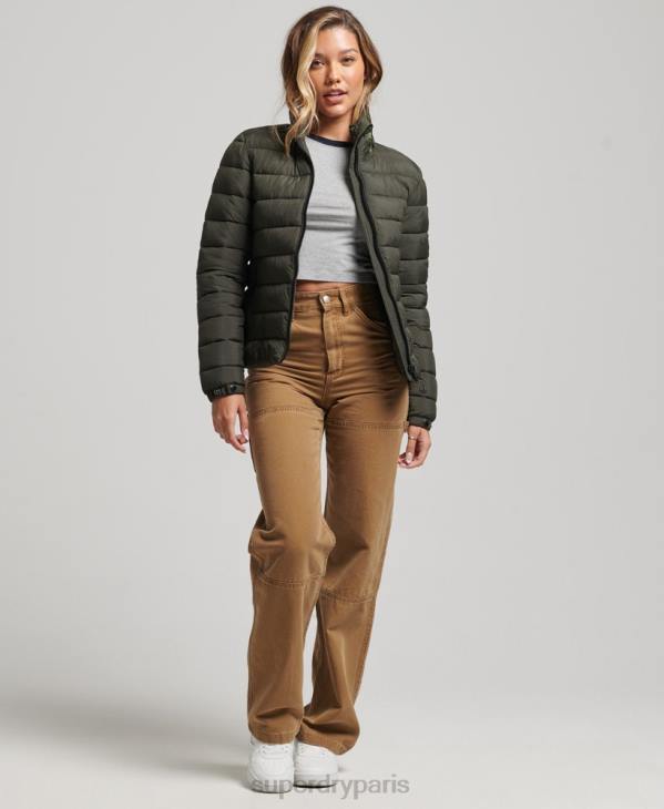 Superdry femmes doudoune à logo classique D64Z5437 vêtements vert