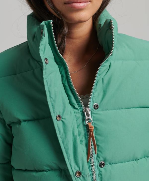 Superdry femmes doudoune montagne vintage D64Z3608 vêtements vert