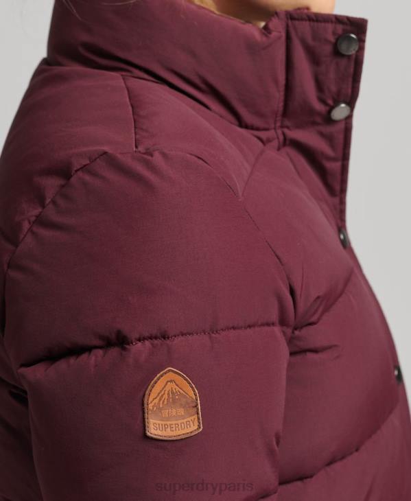 Superdry femmes doudoune montagne vintage D64Z3697 vêtements rouge