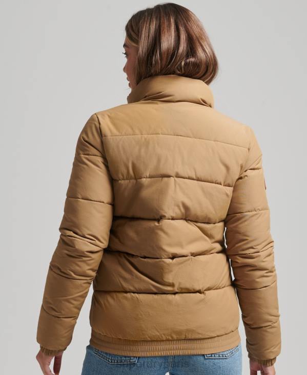 Superdry femmes doudoune montagne vintage D64Z5495 vêtements brun