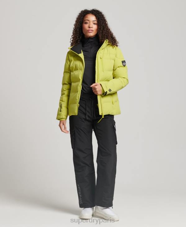 Superdry femmes doudoune motion pro D64Z3549 vêtements jaune