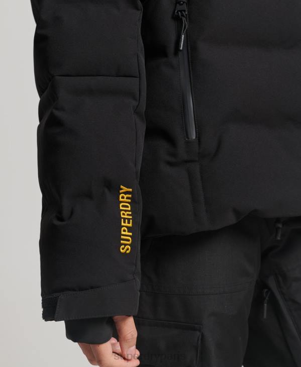 Superdry femmes doudoune motion pro D64Z3637 vêtements noir