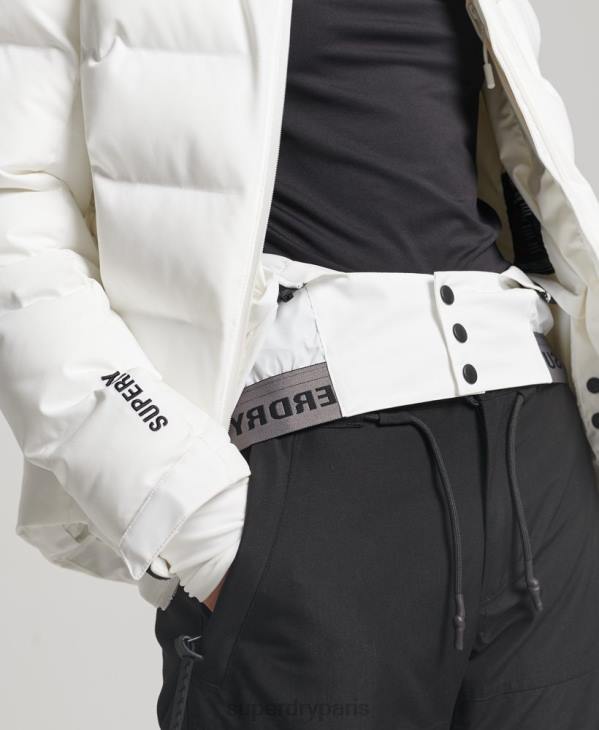 Superdry femmes doudoune motion pro D64Z3638 vêtements blanc