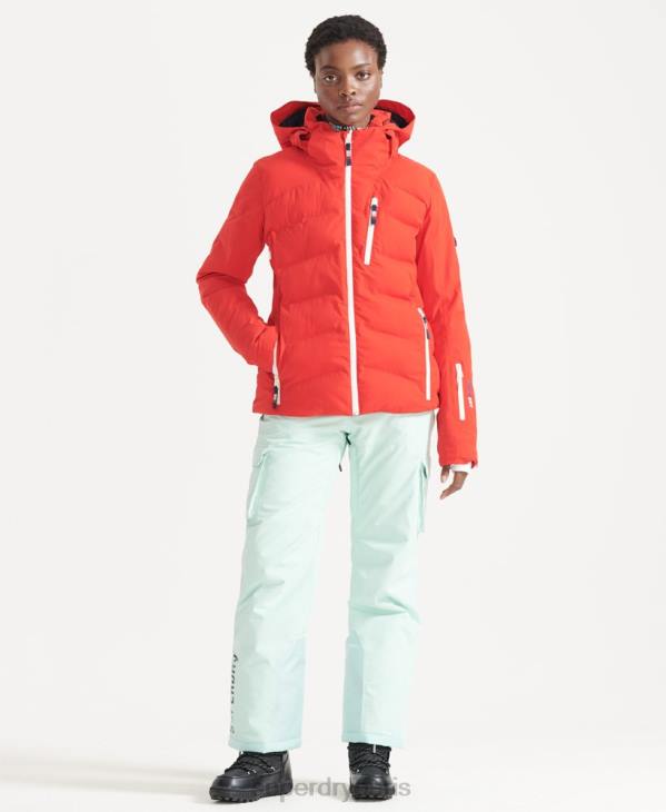 Superdry femmes doudoune motion pro D64Z3832 vêtements rouge