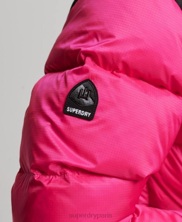 Superdry femmes doudoune sportstyle code D64Z5491 vêtements rose