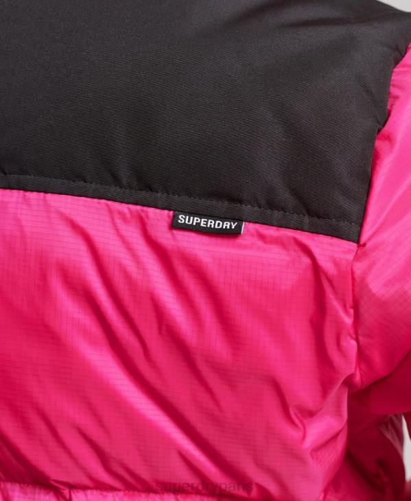 Superdry femmes doudoune sportstyle code D64Z5491 vêtements rose