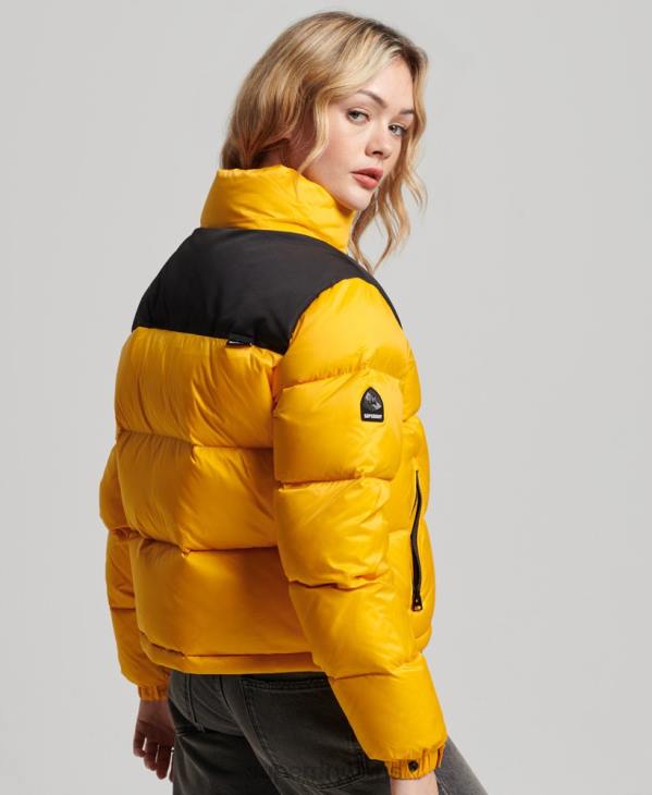 Superdry femmes doudoune sportstyle code D64Z5511 vêtements jaune