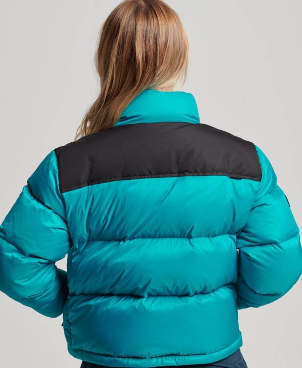Superdry femmes doudoune sportstyle code D64Z5631 vêtements vert