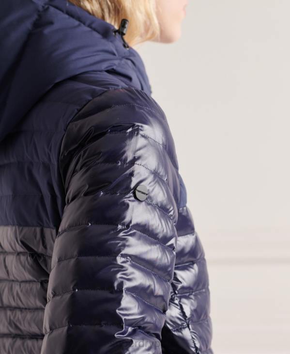 Superdry femmes doudoune studios contrast core D64Z5635 vêtements marine