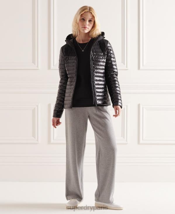 Superdry femmes doudoune studios contrast core D64Z5710 vêtements noir