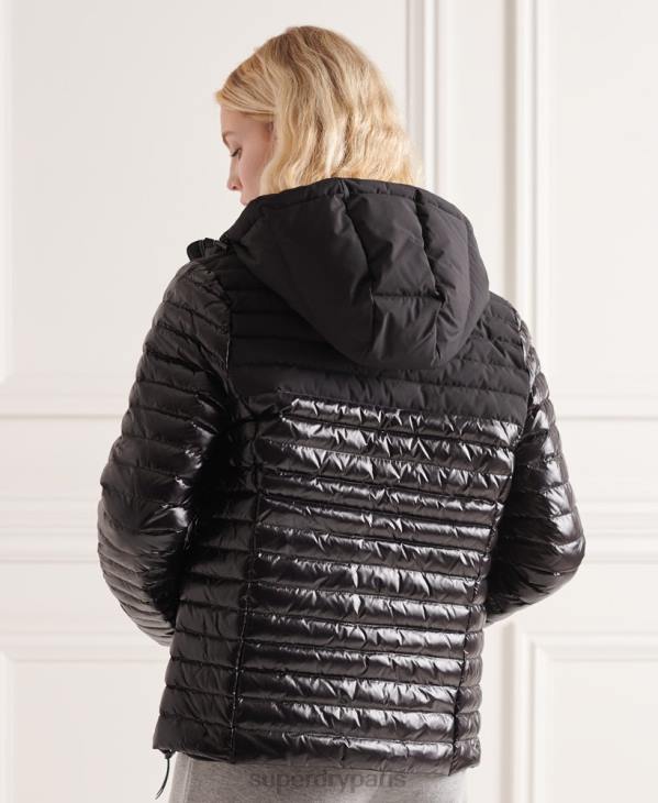 Superdry femmes doudoune studios contrast core D64Z5710 vêtements noir
