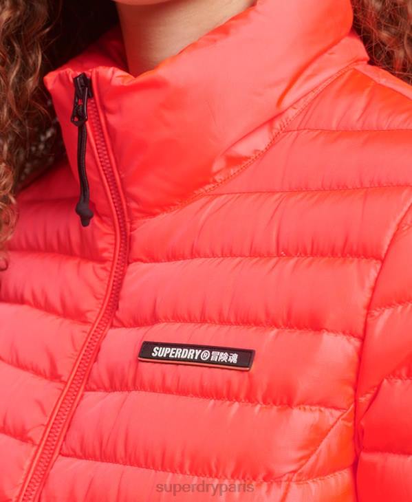 Superdry femmes doudoune tech core D64Z3714 vêtements corail