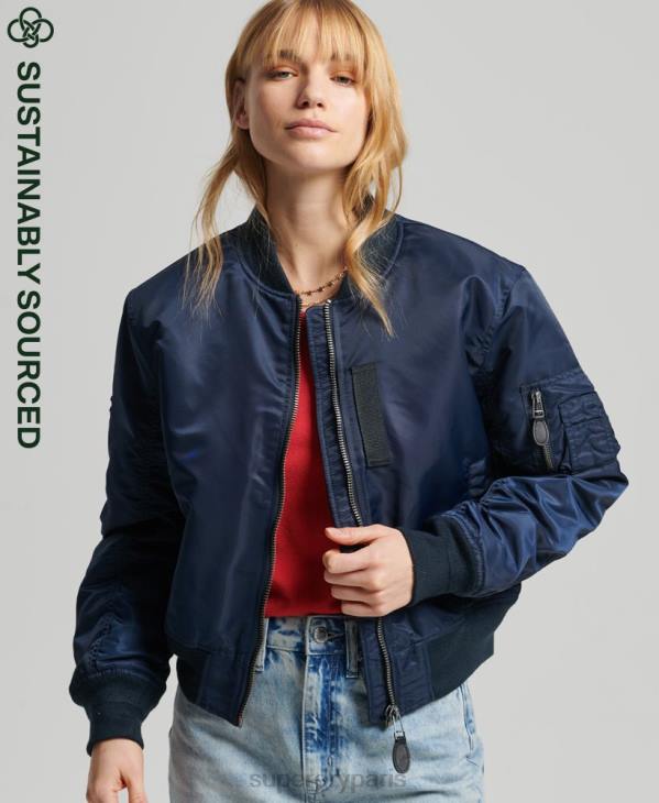 Superdry femmes ma1 blouson aviateur D64Z5431 vêtements marine
