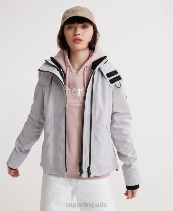 Superdry femmes pouf technique sd-coupe-vent D64Z5704 vêtements crème