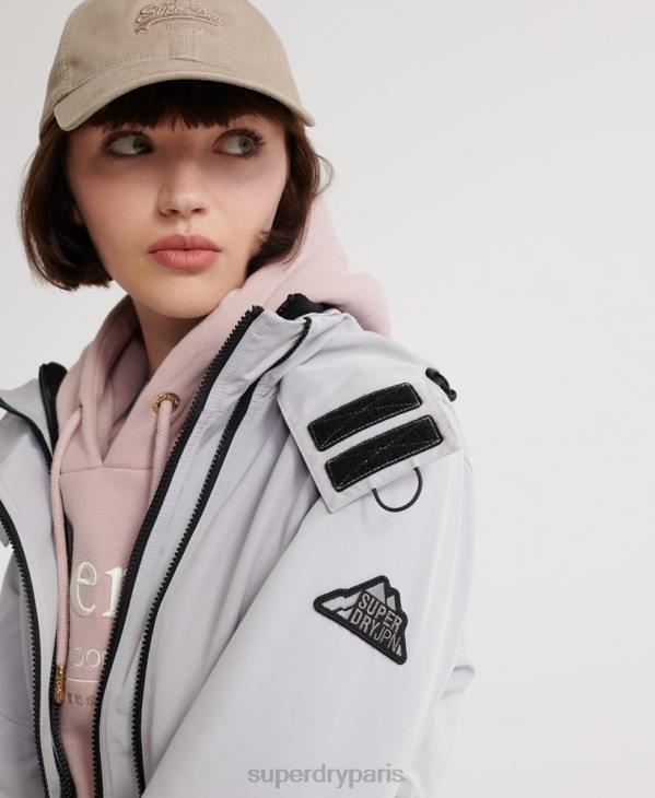 Superdry femmes pouf technique sd-coupe-vent D64Z5704 vêtements crème