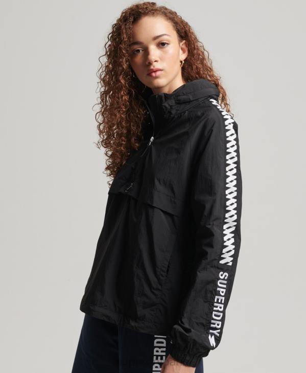 Superdry femmes surcharge graphique essentielle du code D64Z5444 vêtements noir