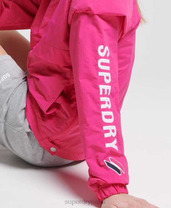 Superdry femmes surcharge graphique essentielle du code D64Z5560 vêtements rose